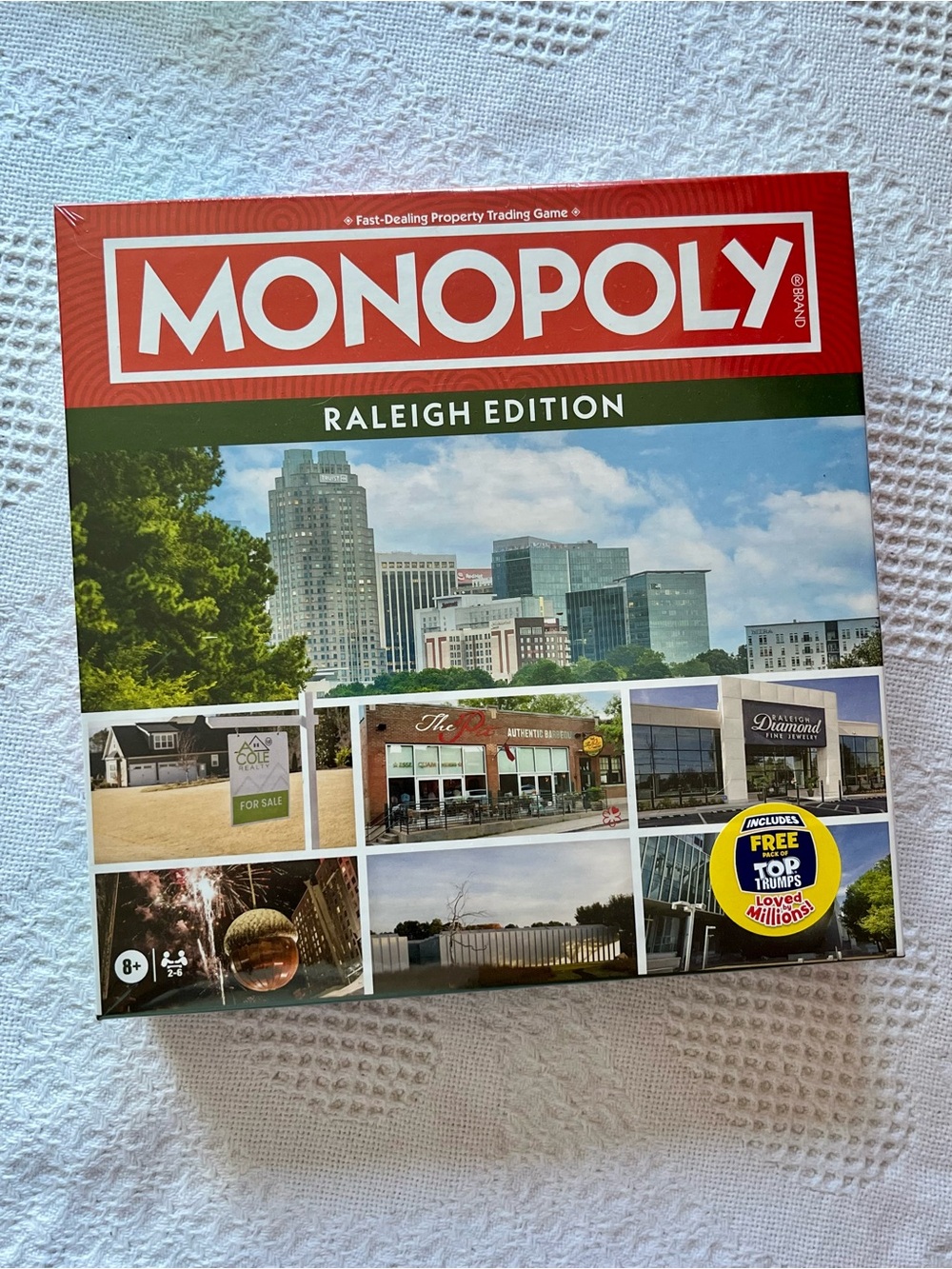 Hasbro Monopoly Raleigh City Edition Board Game Recently Released North Carolina
